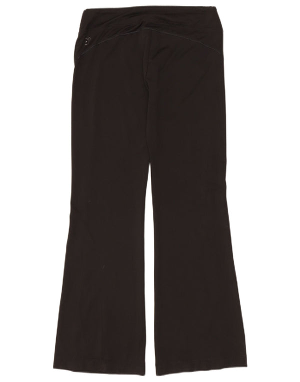 Puma Damen Flare-Trainingshose UK 12 Mittelschwarzes Polyester