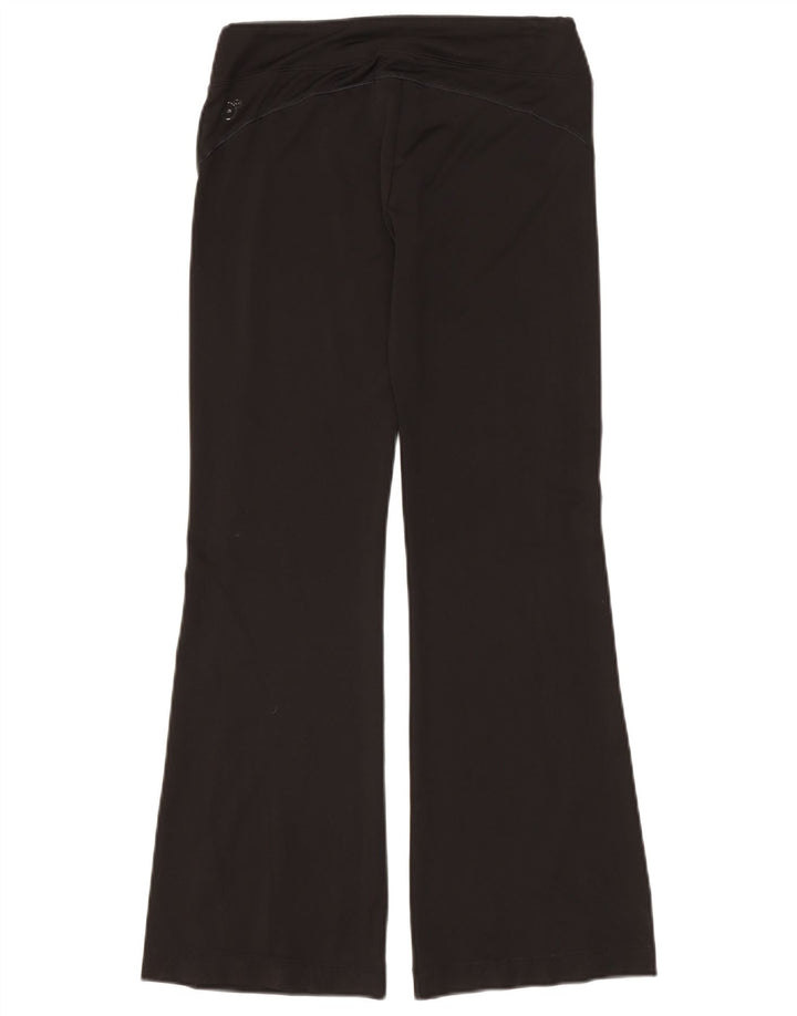 Puma Damen Flare-Trainingshose UK 12 Mittelschwarzes Polyester