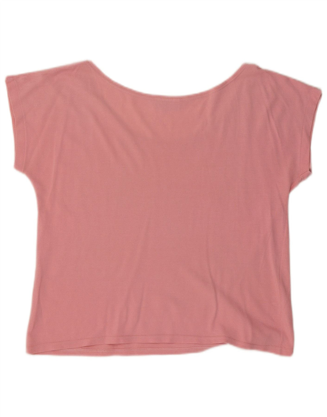 LACOSTE Damen Crop T-Shirt Top UK 16 Large Pink
