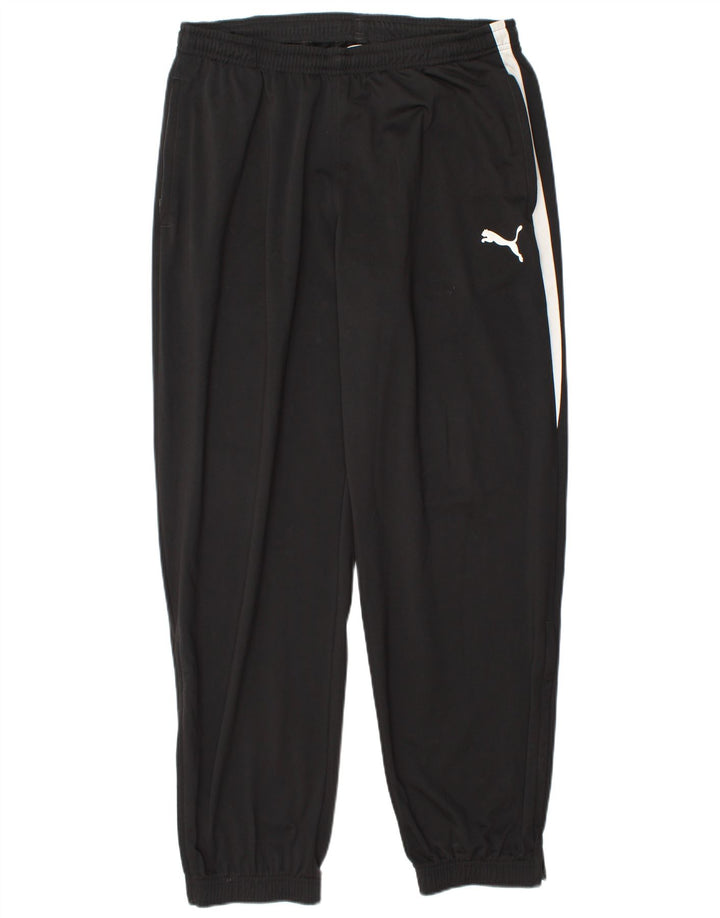 Puma Herren-Trainingshose, Jogginghose, Größe L, Schwarz, Polyester