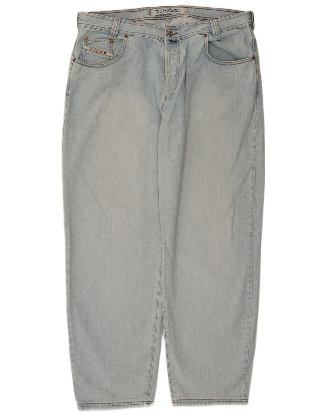 PICALDI Herren Loose Jeans W40 L32 Blaue Baumwolle