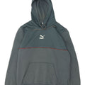 Puma Herren Kapuzenpullover aus mittelblauer Baumwolle