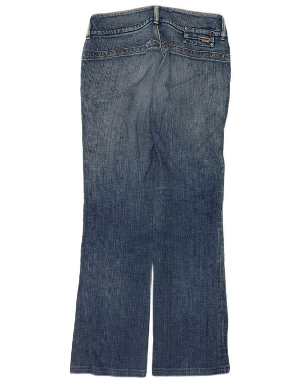 DIESEL Damen Straight Jeans W29 L30 Blaue Baumwolle