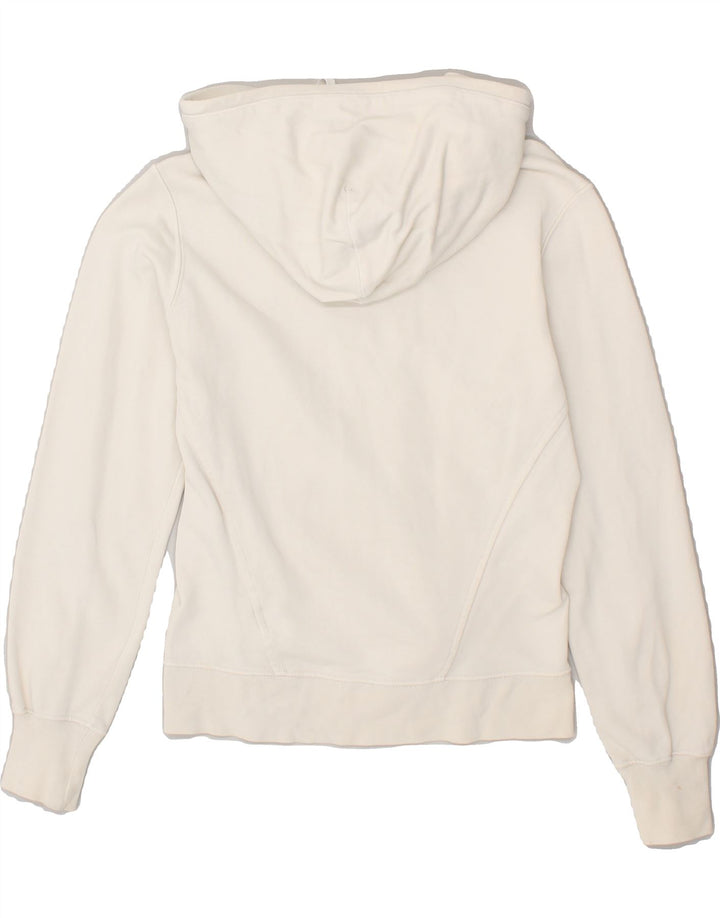 CHAMPION Womens Heritage Classics Graphic Hoodie Jumper UK 10 Small White | Vintage Champion | Thrift | Second-Hand Champion | Used Clothing | Messina Hembry 