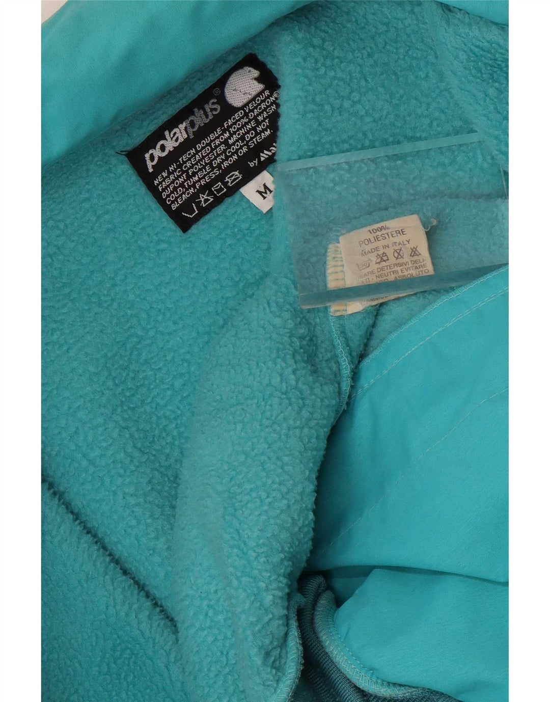 Aesse Herren Fleecejacke UK 38 Medium Türkis Polyester Sport