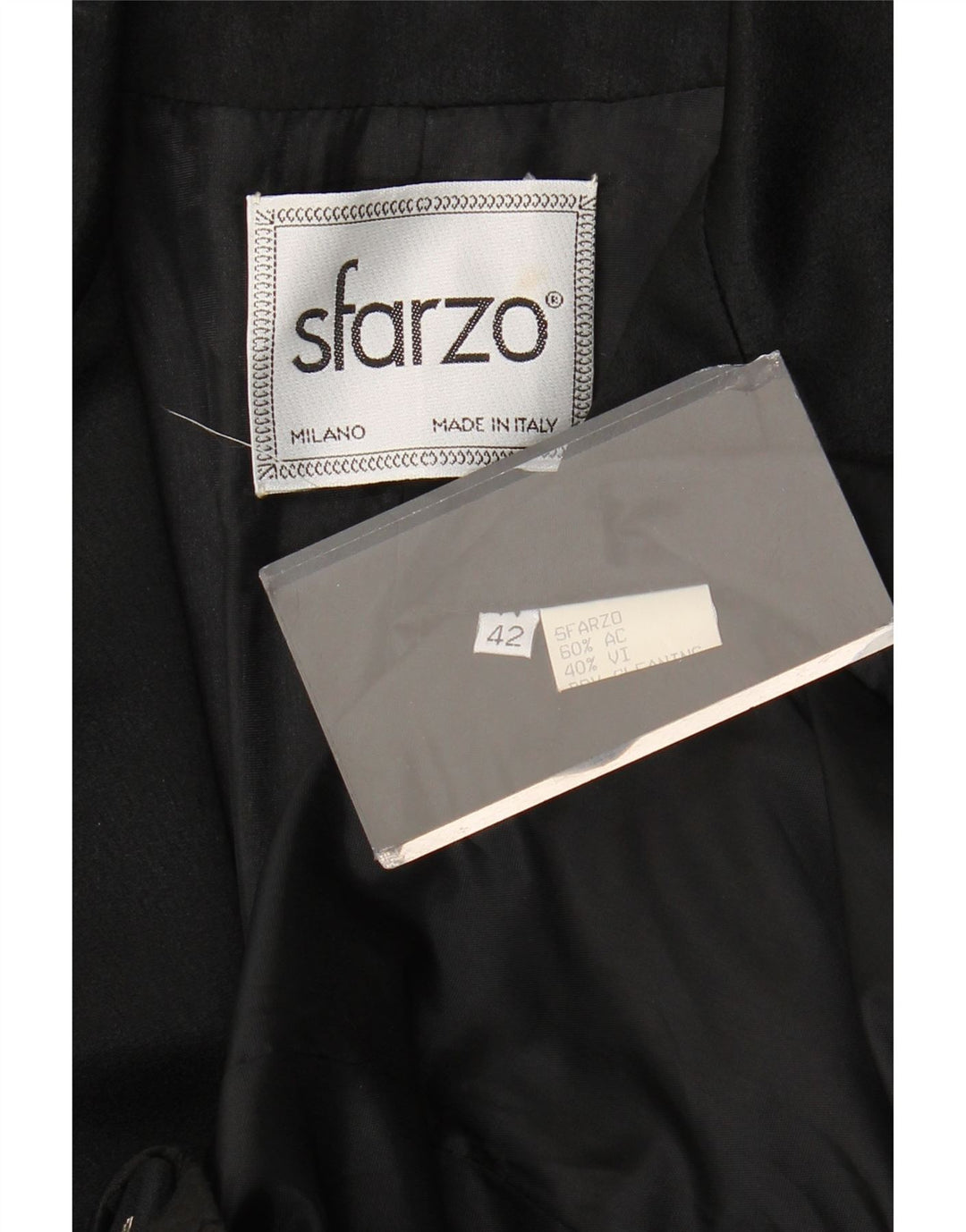 Sfarzo Damen 1-Knopf-Blazerjacke IT 42 Mittelschwarzes Blumenacryl