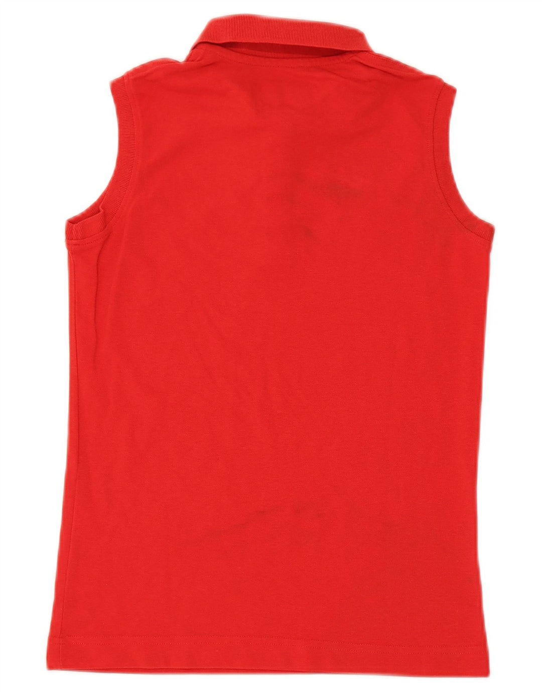 Kappa Damen ärmelloses Poloshirt UK 10 Small Rot
