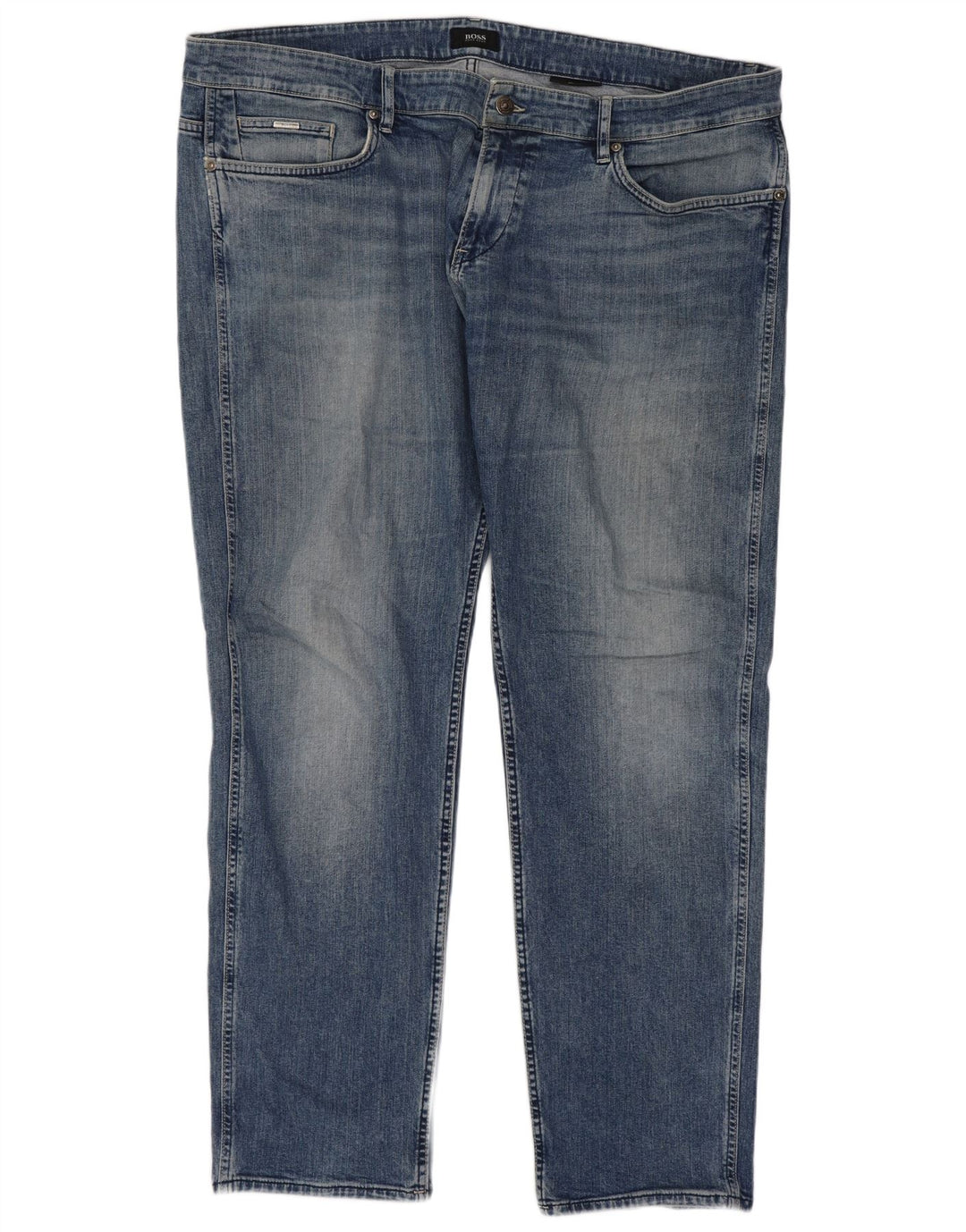 Hugo Boss Herren Slim Jeans W40 L32 Blaue Baumwolle
