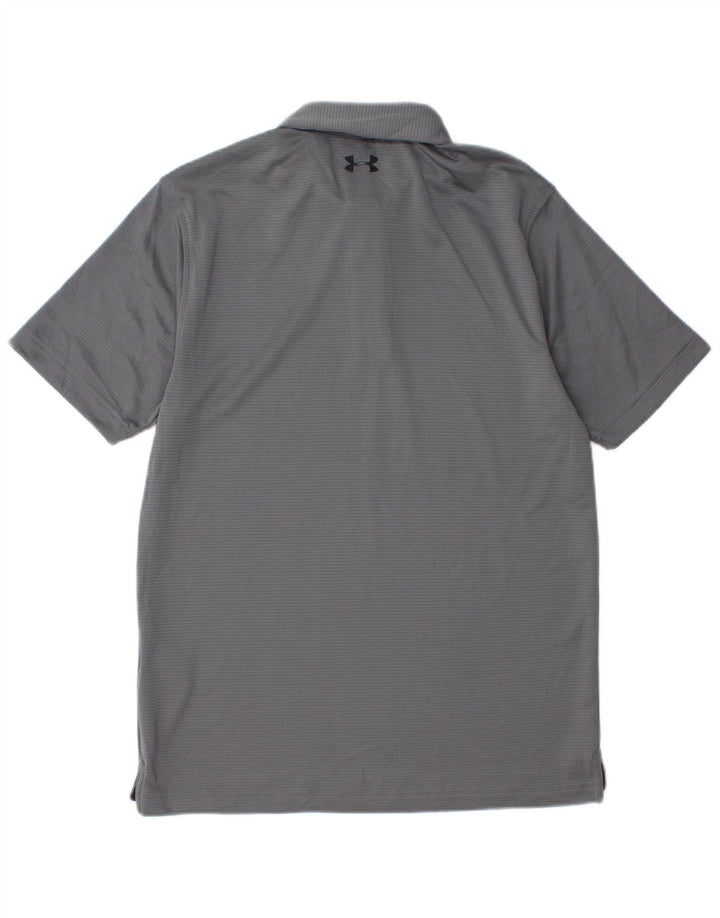 Under Armour Herren Heat Gear Poloshirt, Größe S, Grau, Polyester