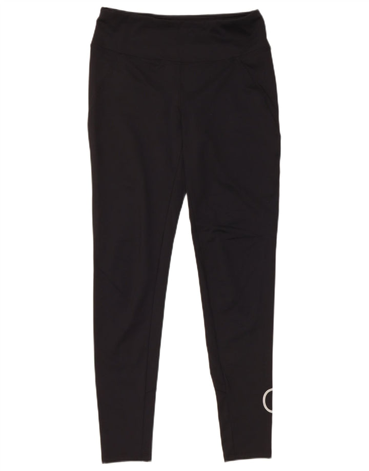 Calvin Klein Damen Golf Graphic Leggings UK 10 Small Schwarz Polyester