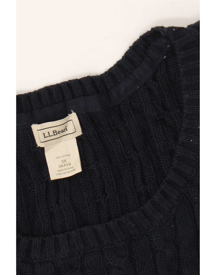 L.L.Bean Herren Weste Tank Top 3XL Marineblau Baumwolle