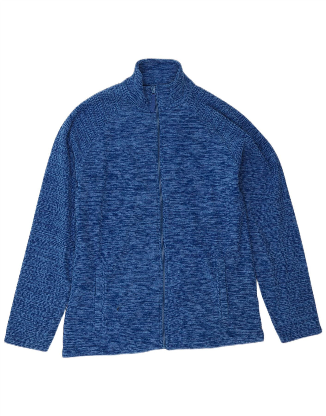 Mountain Warehouse Herren-Fleecejacke, UK 38, mittelblau meliertes Polyester