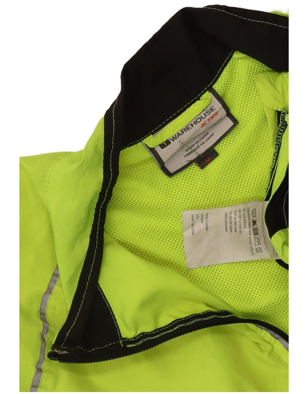 Mountain Warehouse Herren-Regenjacke, UK 38, Mittelgelb, Farbblock