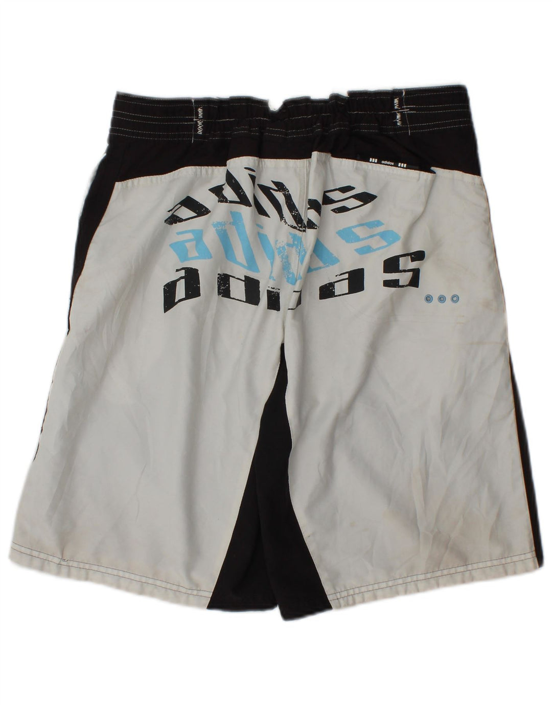 Adidas Herren-Badeshorts mit Grafik, Mittelschwarz, Colourblock-Polyester