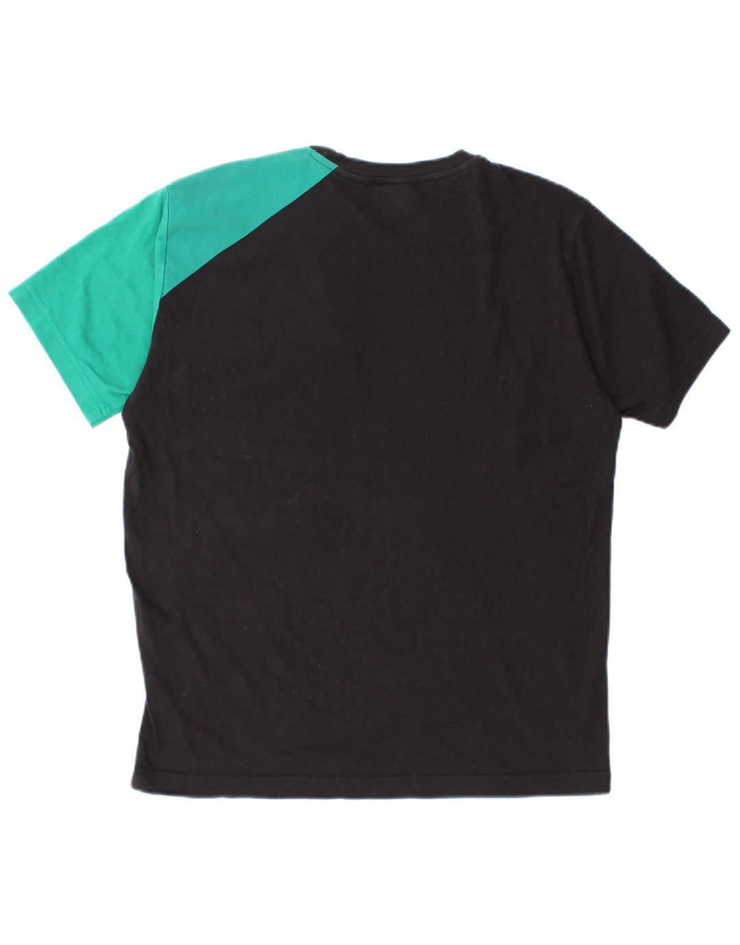 Champion Herren T-Shirt Top Small Schwarz Colourblock Baumwolle