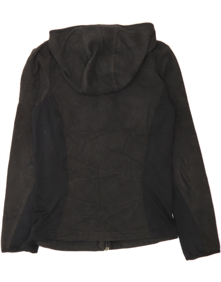 COLUMBIA Womens Fleece Jacket UK 6 XS Black Polyester Vintage Columbia and Second-Hand Columbia from Messina Hembry 