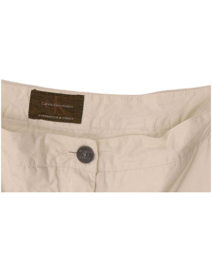 Calvin Klein Herren Cargoshorts W30 Mittelweiß