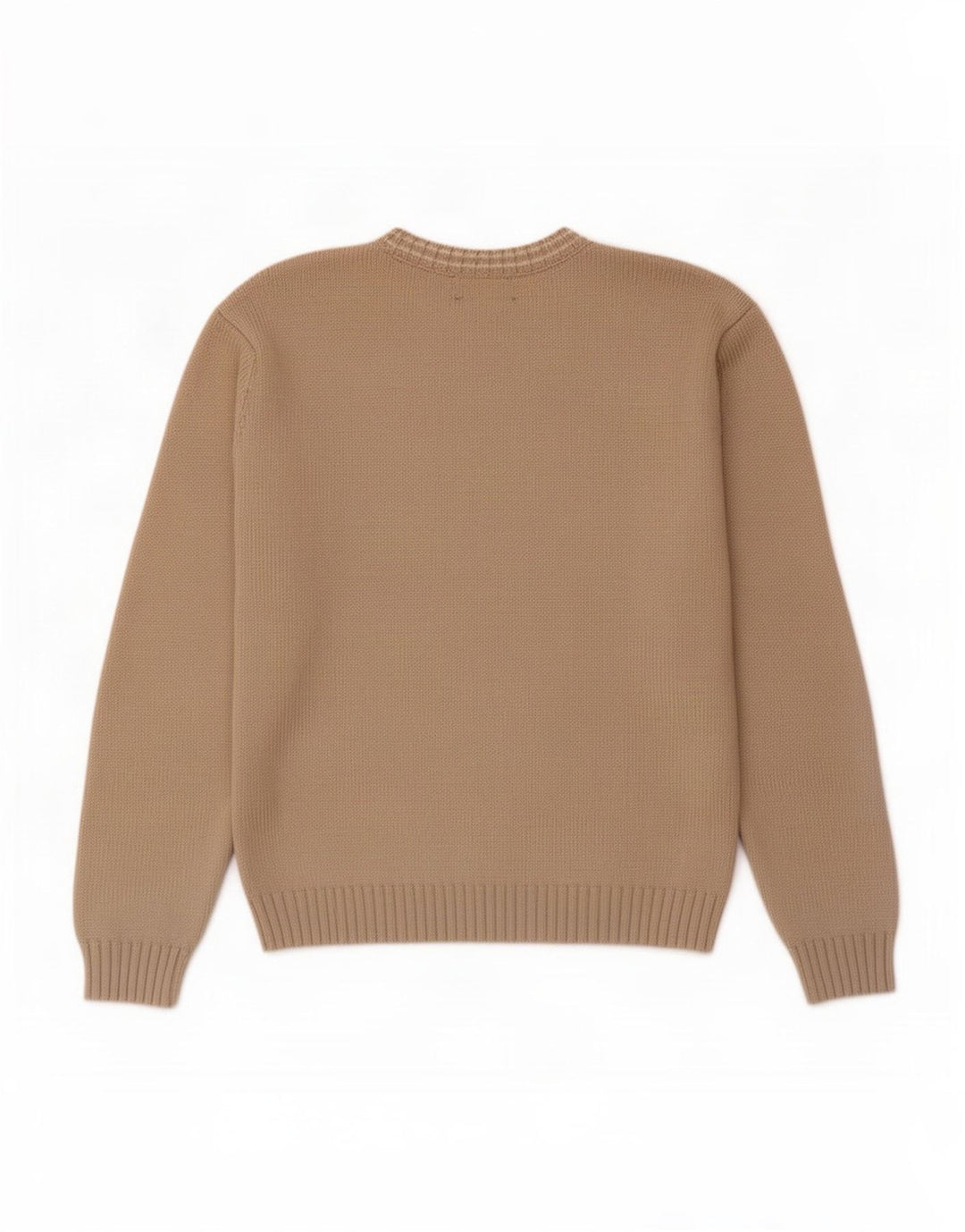 Marks & Spencer Herren-Pullover „Harbor“ mit Rundhalsausschnitt, Blau, Größe L, Beige