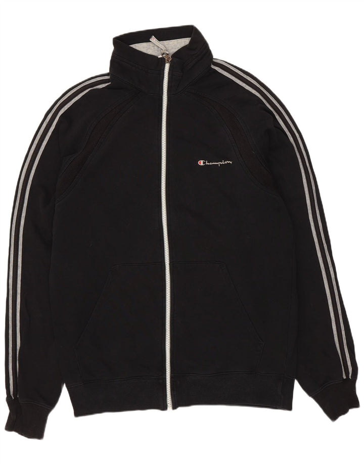 Champion Herren-Trainingsanzug-Oberteil, mittelschwarze Baumwolle
