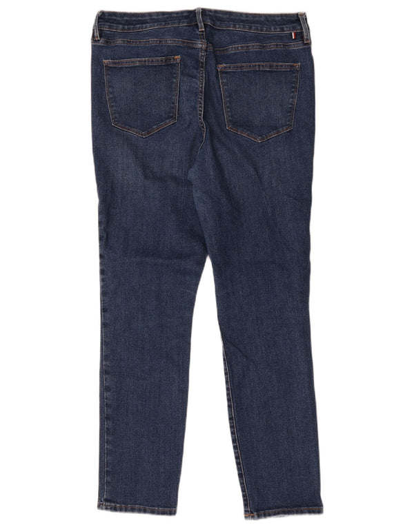 Tommy Hilfiger Damen Raleigh High Rise Slim Jeans US 10 Large W34 L28 Blau