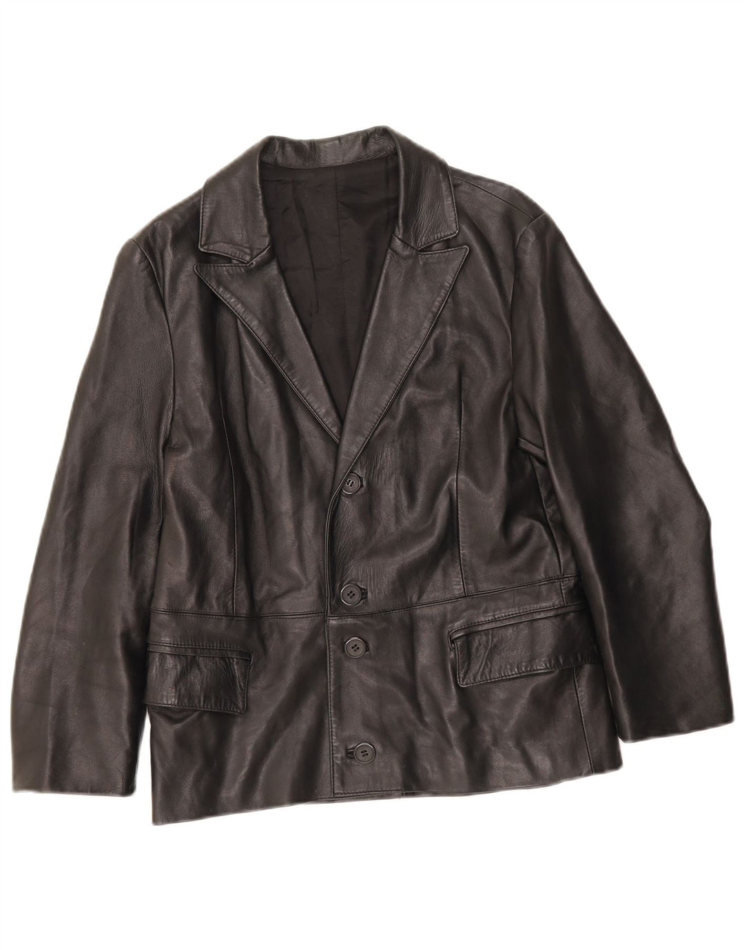 Vintage Herren 4-Knopf-Blazerjacke UK 34 XS Schwarz