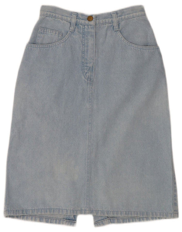 Trussardi Damen Jeansrock W24 XS Blau