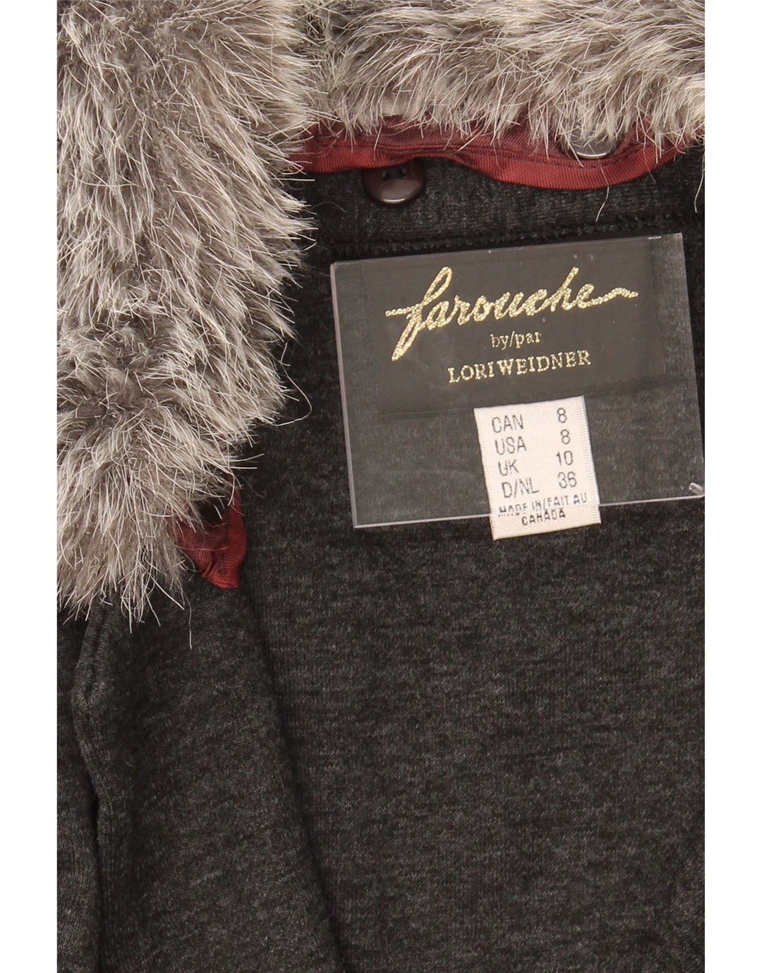 LORI WEIDNER Womens Oversized Longline Cardigan Sweater UK 10 Small  Grey