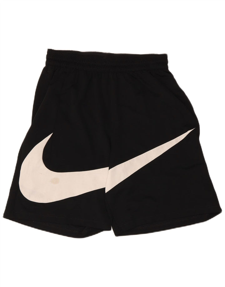 Nike Herren Dri Fit Graphic Sportshorts, groß, aus schwarzem Polyester