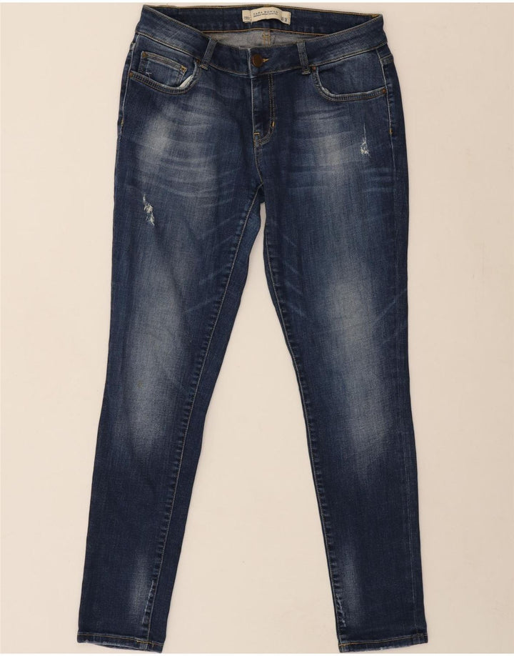ZARA Womens Slim Jeans EU 42 Large W32 L29 Blue Vintage Zara and Second-Hand Zara from Messina Hembry 