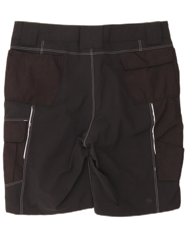 Engelbert Strauss Herren Cargo Shorts UK 44 2XL W40 Schwarz Polyamid