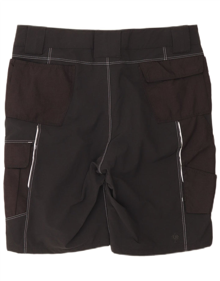 Engelbert Strauss Herren Cargo Shorts UK 44 2XL W40 Schwarz Polyamid