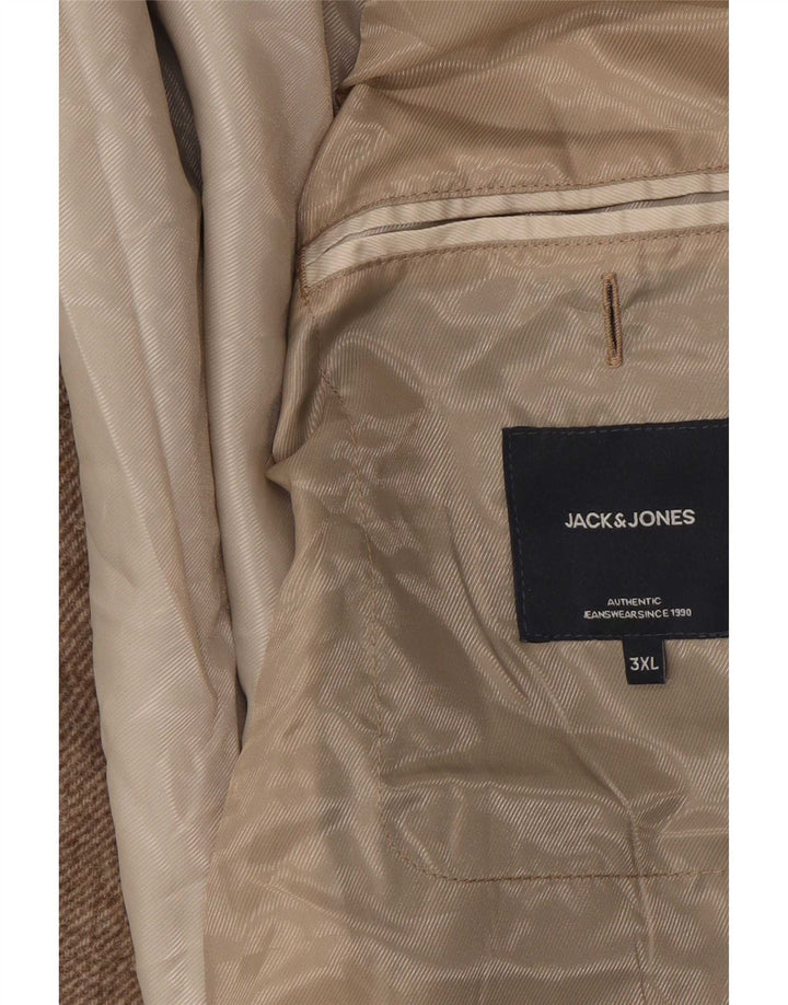 Jack & Jones Herrenmantel UK 46 3XL Beige Polyester