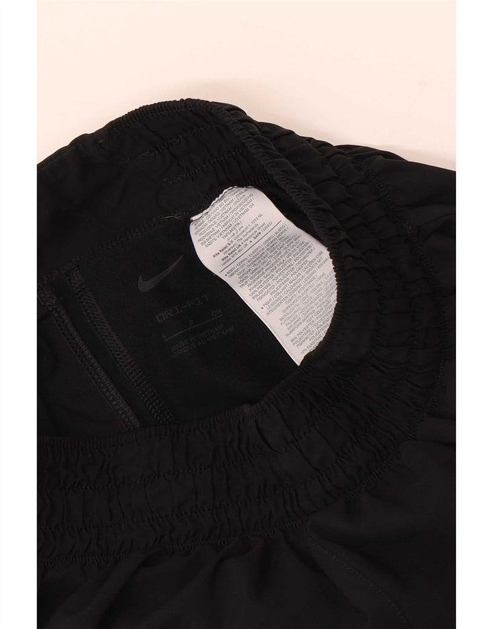 Nike Damen Dri Fit Sport Shorts UK 8 Small Schwarz Polyester