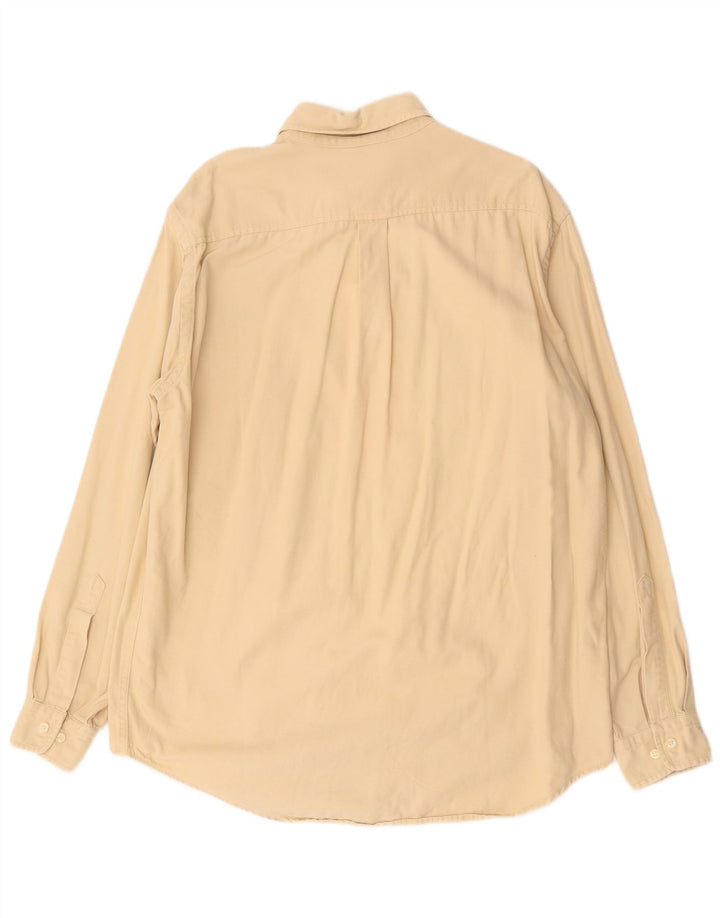 Murphy & Nye Herren Sailmakers Hemd XL Beige Baumwolle