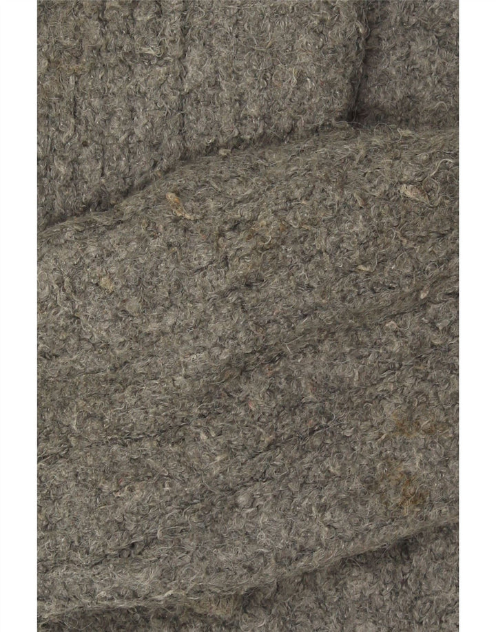 Marks & Spencer Damen-Pullover in Übergröße mit Rundhalsausschnitt, Gr. 14, Mittelgrau