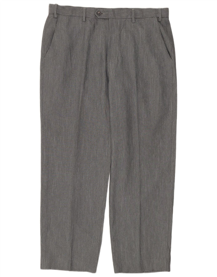 Marks & Spencer Herren-Anzughose, gerade, normale Passform, W36, L29, Grau