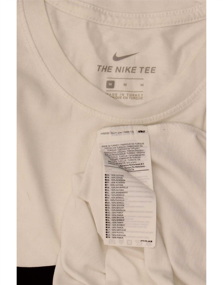 Nike Herren-T-Shirt mit Grafik, mittelweiße Baumwolle
