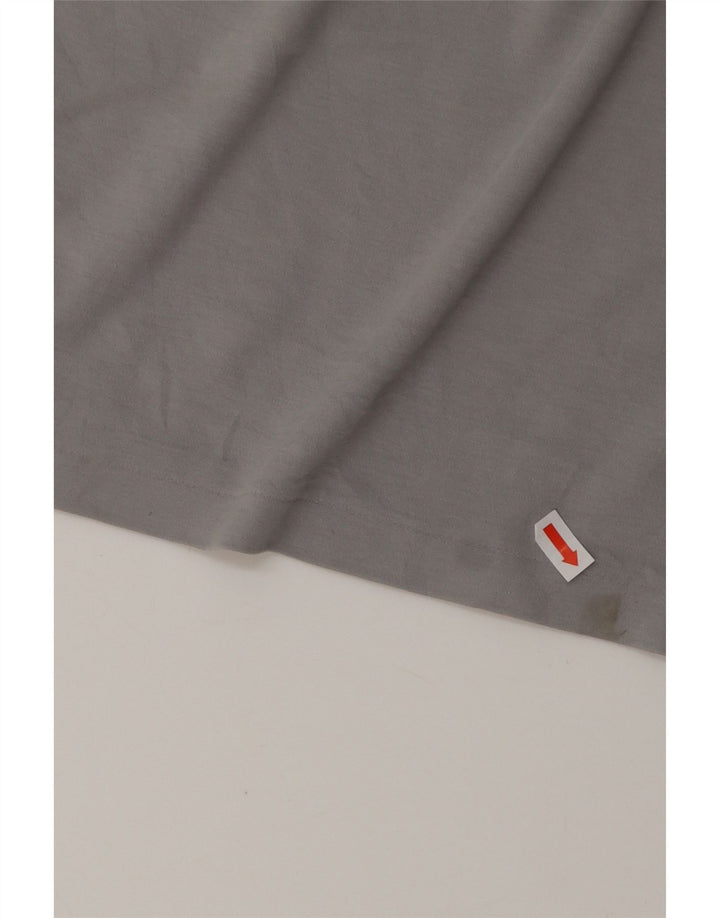 CALVIN KLEIN Herren Poloshirt Große graue Baumwolle
