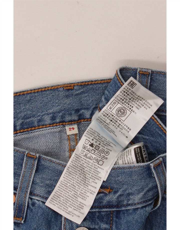 Levi's Damen-Jeansrock W29 mittelblaue Baumwolle