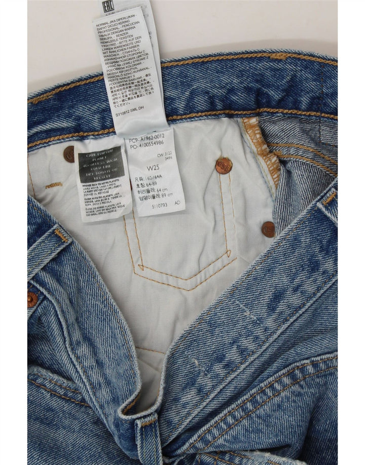 LEVI'S Womens 501 Denim Shorts W25 XS  Blue Patchwork Cotton Vintage Levi's and Second-Hand Levi's from Messina Hembry 