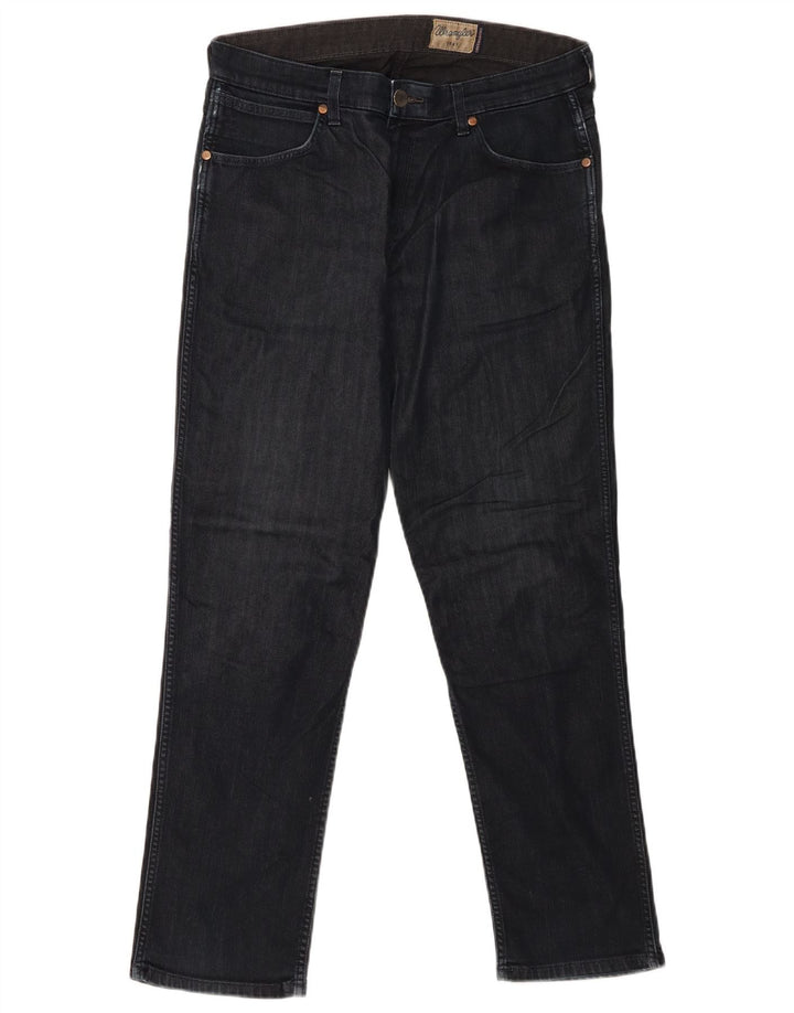 WRANGLER Mens Greensboro Slim Jeans W32 L31 Navy Blue