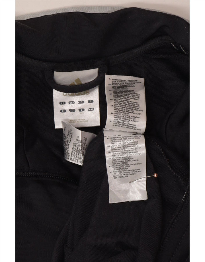 ADIDAS Herren-Trainingsanzug-Top-Jacke, großes graues Farbblock-Polyester