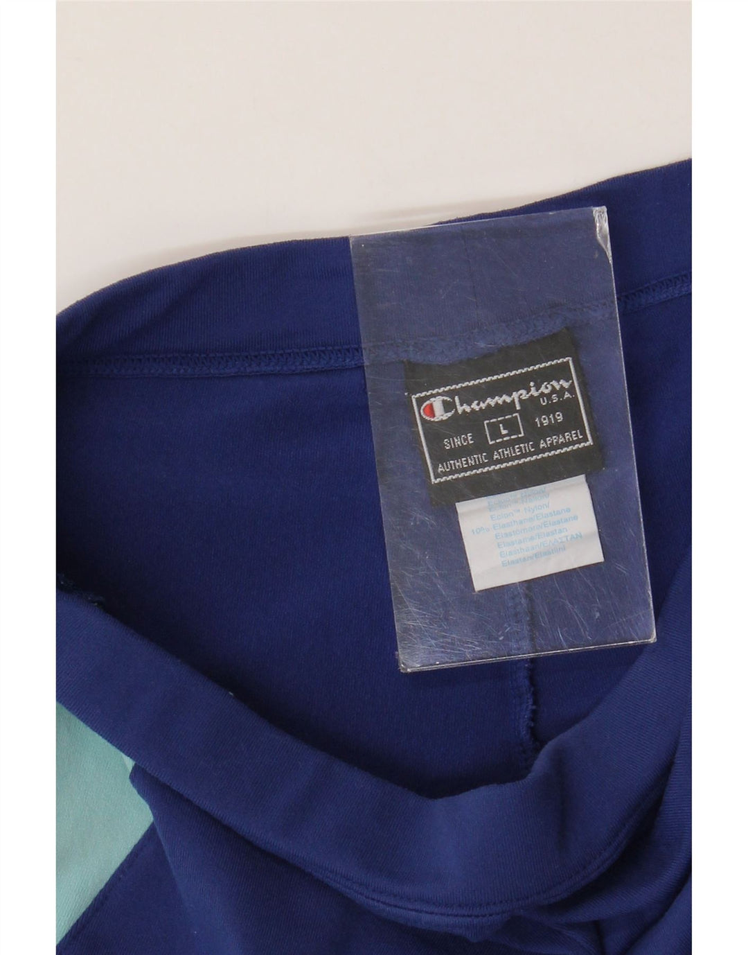 CHAMPION Sportshorts für Jungen, 11–12 Jahre, groß, marineblaues Colourblock-Nylon