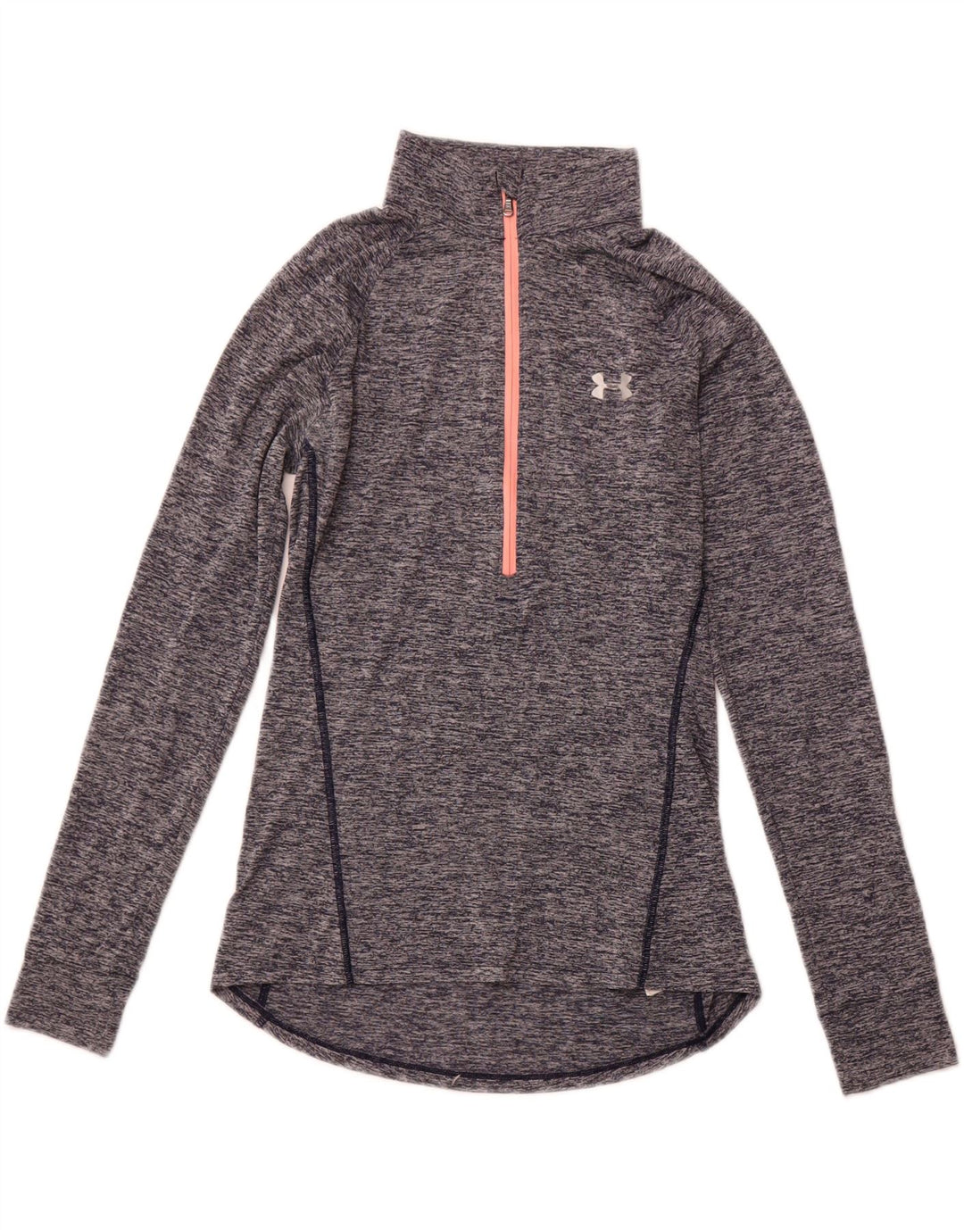 UNDER ARMOUR Damen Heat Gear Pullover-Trainingsanzug-Oberteil, UK 10, Größe S, Marineblau