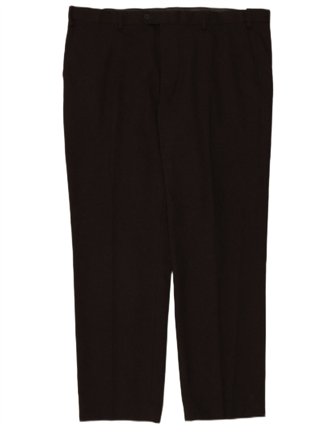 Marks & Spencer Herren-Anzughose mit normaler Passform, W44, L33, braun, Polyester