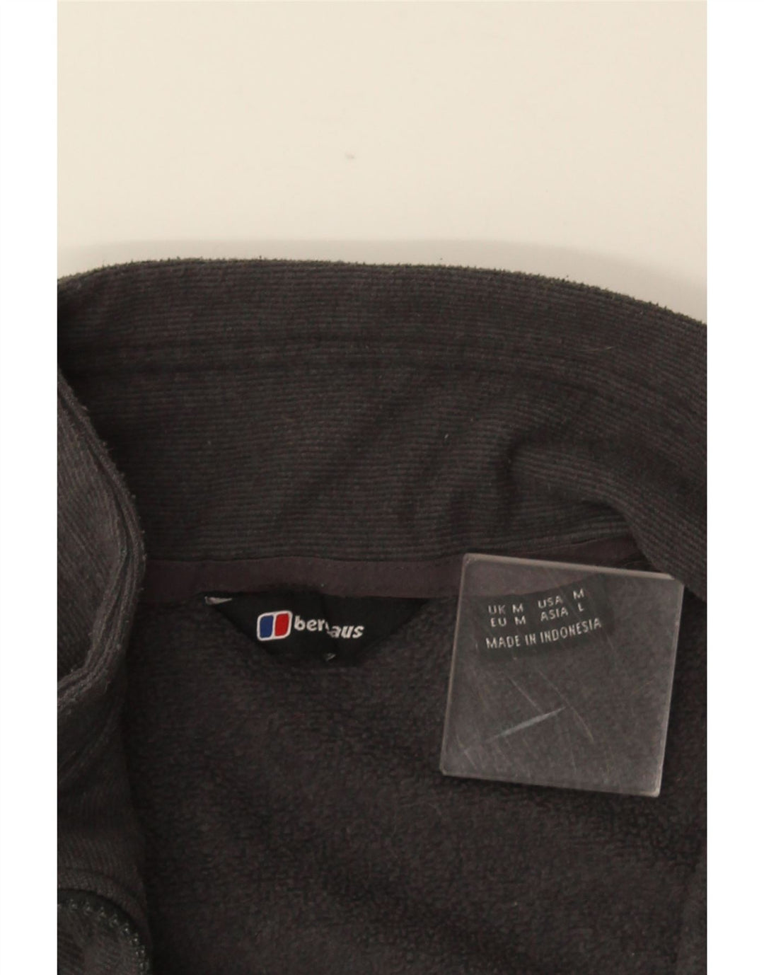 BERGHAUS Herren-Trainingsanzugoberteil aus mittelgrauem Polyester