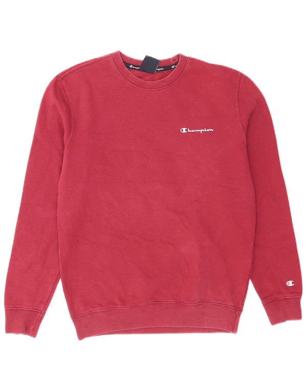 Champion Herren-Sweatshirt-Pullover, klein, Burgunderrot