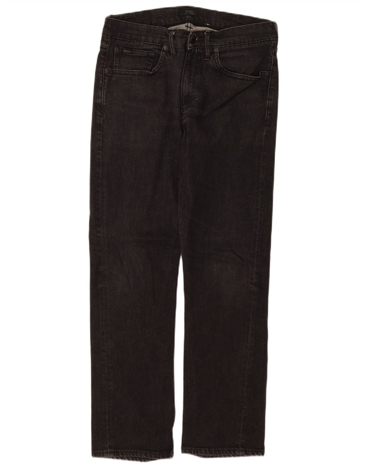 Polo Ralph Lauren Herren Straight Jeans W30 L29 Schwarz
