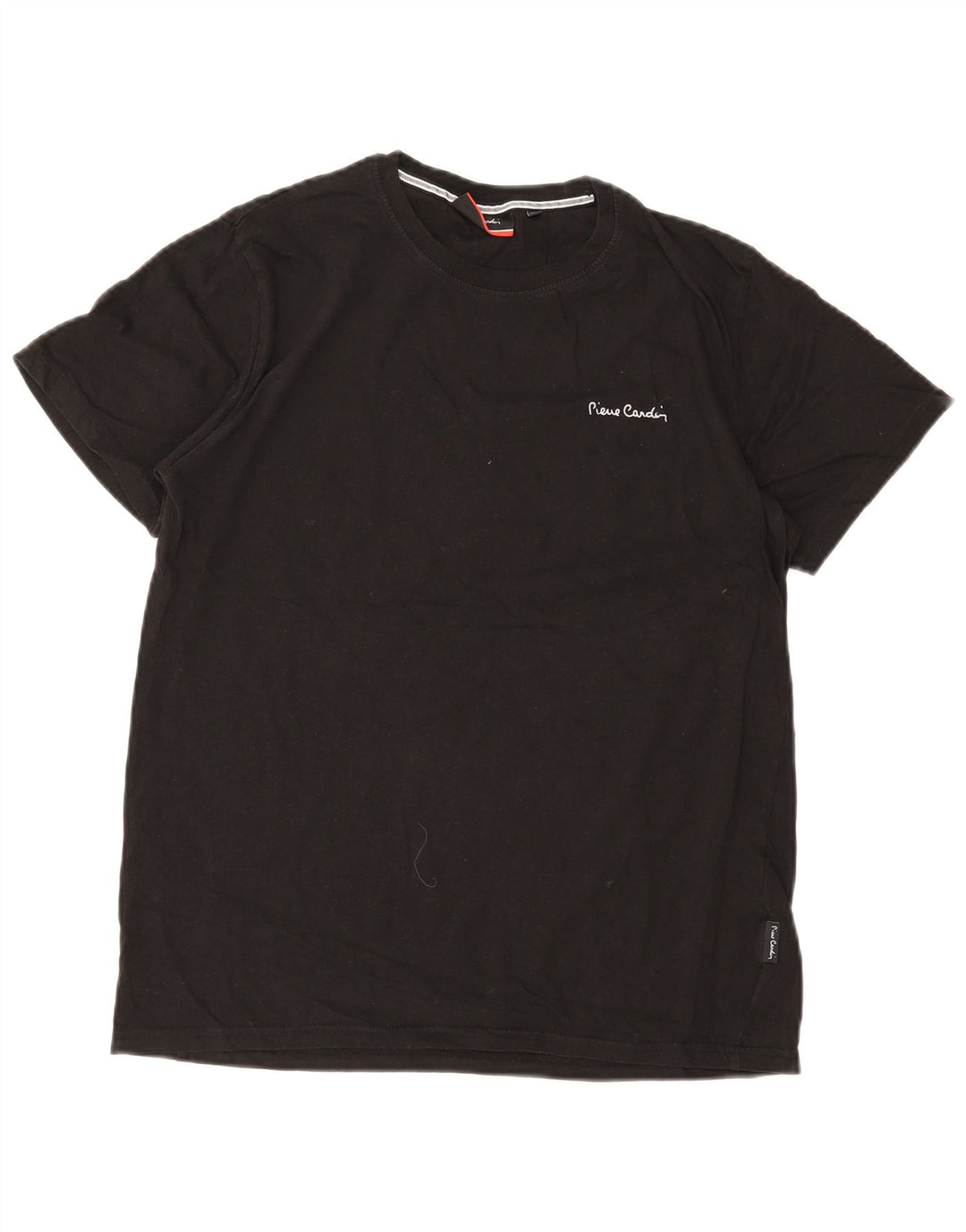 Pierre Cardin Herren T-Shirt Top Medium Schwarz Baumwolle