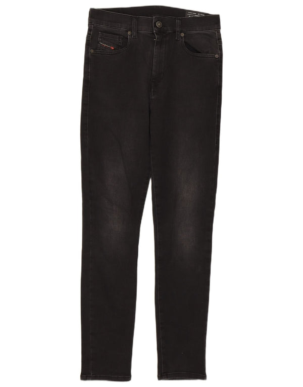 Diesel Damen D-Roisin High Waist Super Skinny Jeans W29 L30 Graue Baumwolle